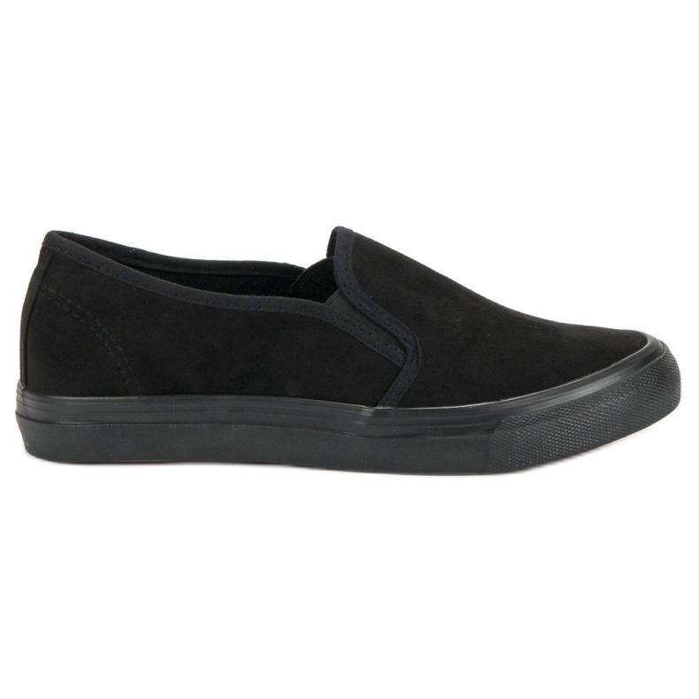 Sport Slipons en daim le noir