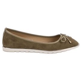 Small Swan Ballerines vertes Small Swan Ballerines vertes