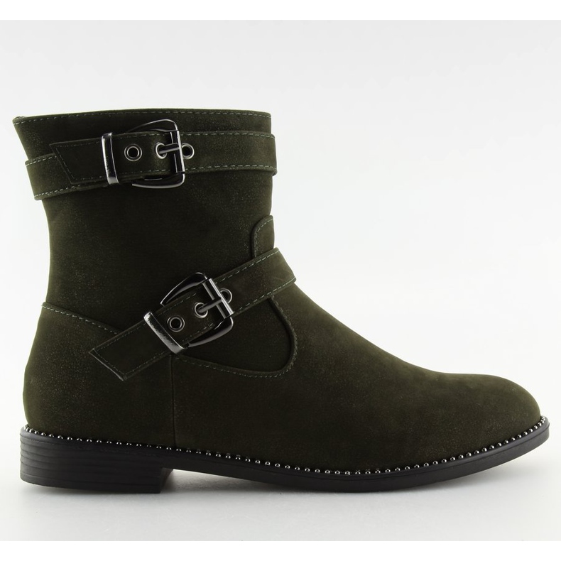 Chaussures vertes plates MB188-266 Vert