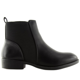 Bottines Chelsea noires pour femme 3776 Noir