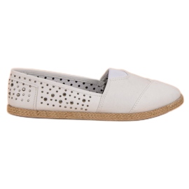 Espadrilles À Jets blanc