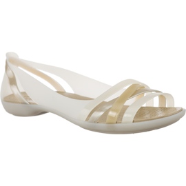 Crocs Isabella Huarache 2 Plat En Pierres D'huîtres beige