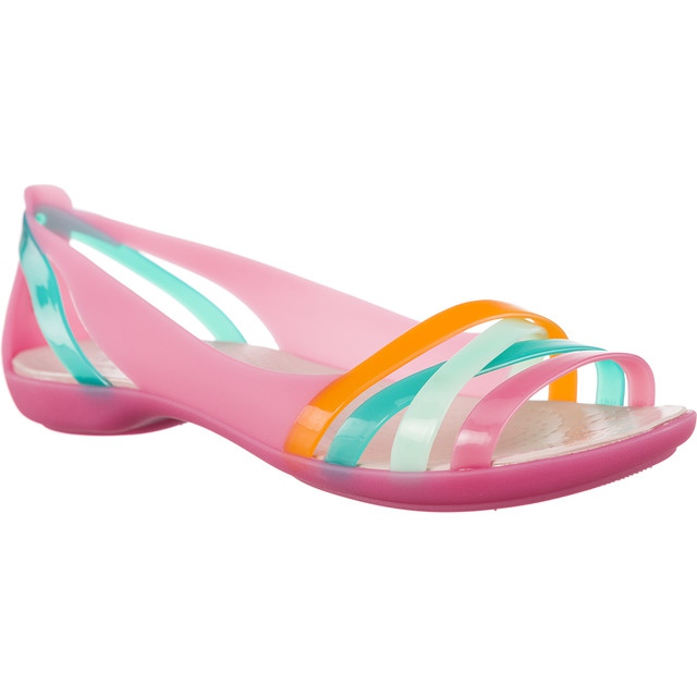 Crocs Isabella Huarache 2 Flat W Paradise Rose Rose Poussière multicolore