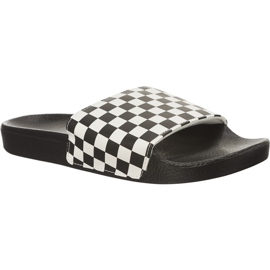 Vans Me Slide On IP9 Damier Blanc blanche le noir