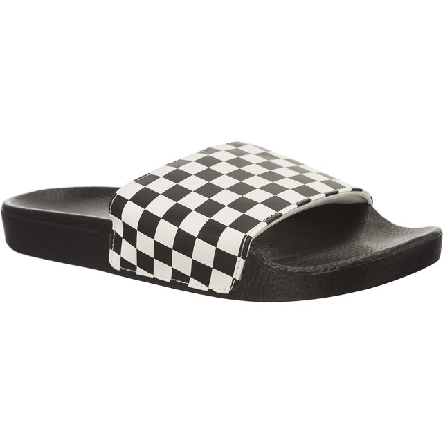 Vans Me Slide On IP9 Damier Blanc blanche le noir
