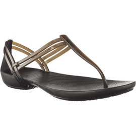 Crocs Isabella T Strap Noir