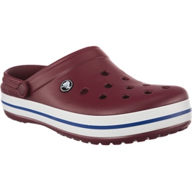 Crocs Crocband Grenat Blanc multicolore