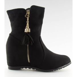 Bottines noires AB02-36 noir le noir