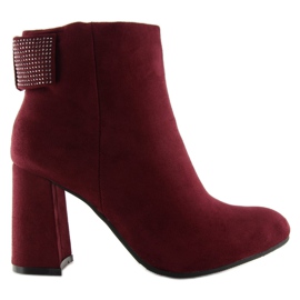 Bottines à talons Z199 Bordeaux bordeaux rouge Bottines à talons Z199 Bordeaux bordeaux rouge