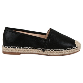 Small Swan Espadrilles Classiques Noires le noir