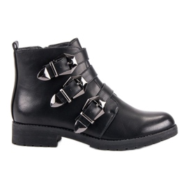 Abloom Bottes noires à la mode le noir