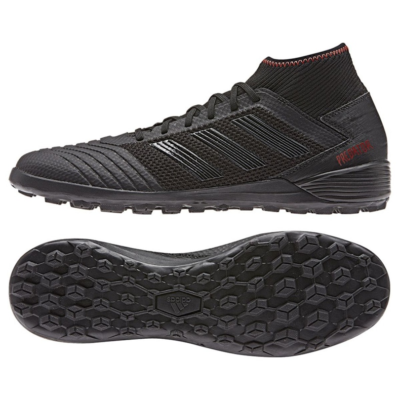Chaussures de foot Adidas Predator 19.3 Tf M D97961 multicolore noir