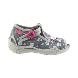 Chaussures enfant Befado rose 213P107 gris