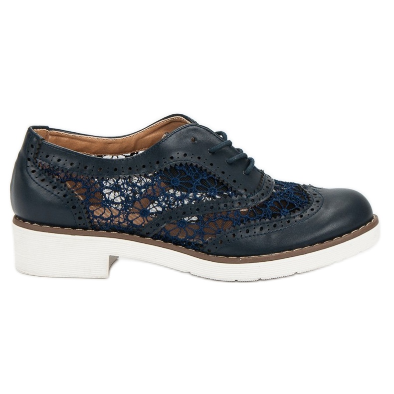 Fama Chaussures à lacets bleu Fama Chaussures à lacets bleu