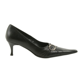 Escarpins en cuir noir