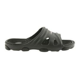 Chaussons de piscine noirs pour hommes American Club