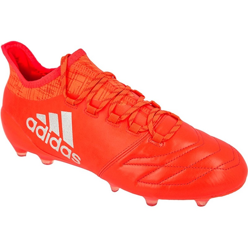 Chaussures de football Adidas X16.1 Fg M Cuir S81966 multicolore rouge