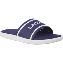 Lacoste L 30 Diapositive 118 1 Caw 2B9 Violet bleu marin