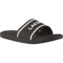 Lacoste L 30 Slide 118 3 Cam 312 Noir le noir Lacoste L 30 Slide 118 3 Cam 312 Noir le noir