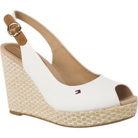 Tommy Hilfiger Iconic Elena Basique À Dos Dorsale 121 Whisper White blanc brun