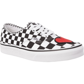 Vans Coeur rouge authentique Q9B blanche le noir