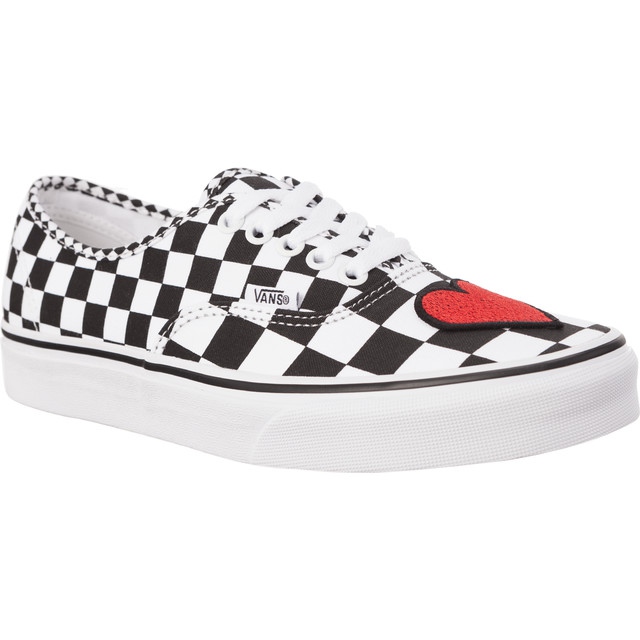 Vans Coeur rouge authentique Q9B blanche le noir