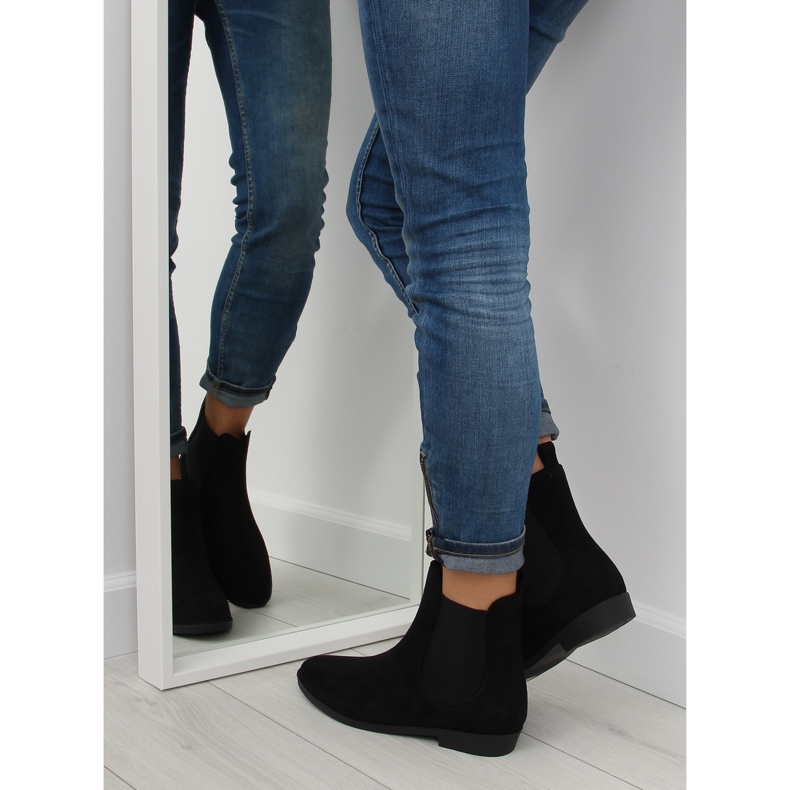 Bottes Jodhpur noires pour femmes noires D61 Black II-GAT le noir Bottes Jodhpur noires pour femmes noires D61 Black II-GAT le noir