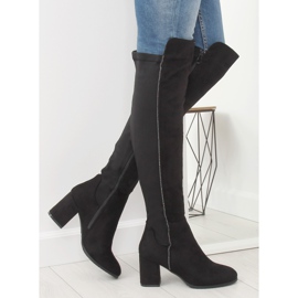 Talons Cuisse noirs 0-278 Black II-GAT le noir