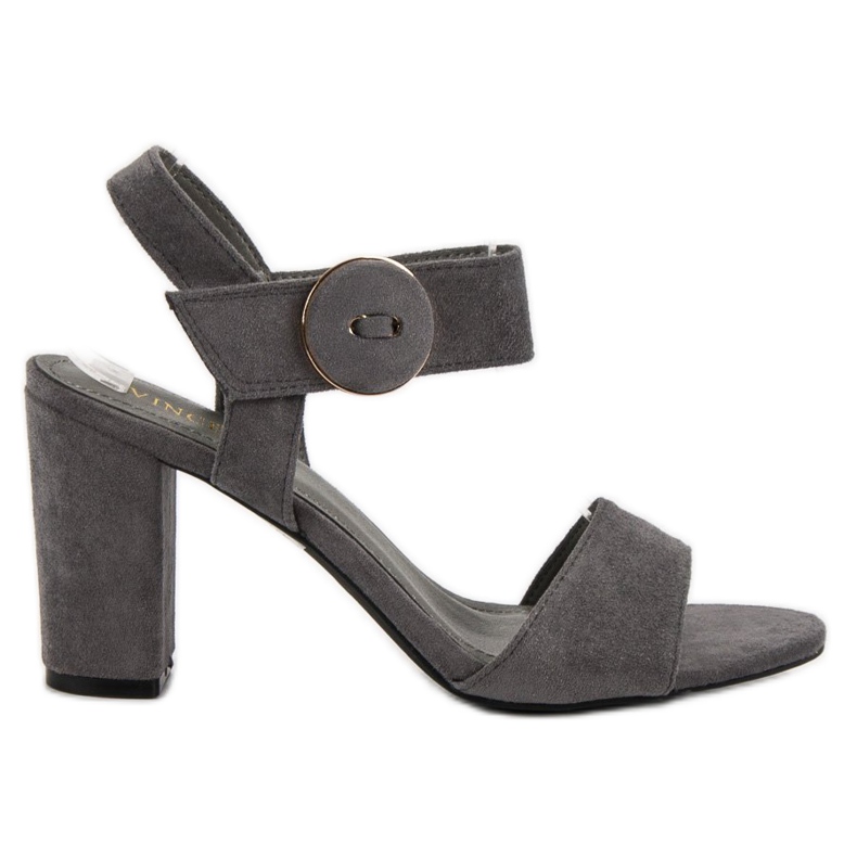Sandales grises au bar VINCEZA