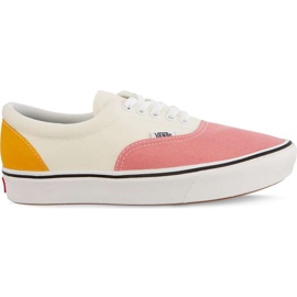 Vans Comfycush Era Canvas Strawberry Pink blanc jaune multicolore rose