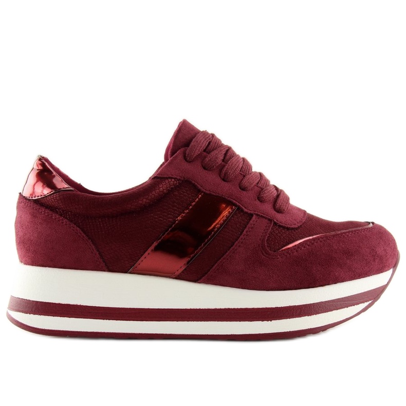 Chaussures à semelles hautes bordeaux 99-11 Wine rouge