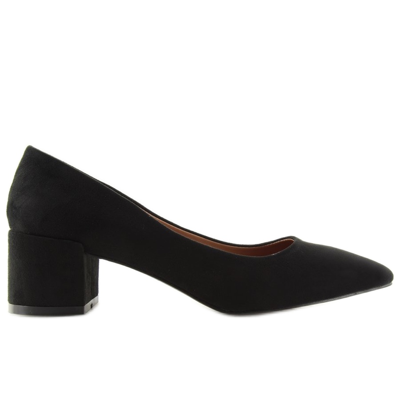 Escarpins à talons larges noir 5186 Noir le noir