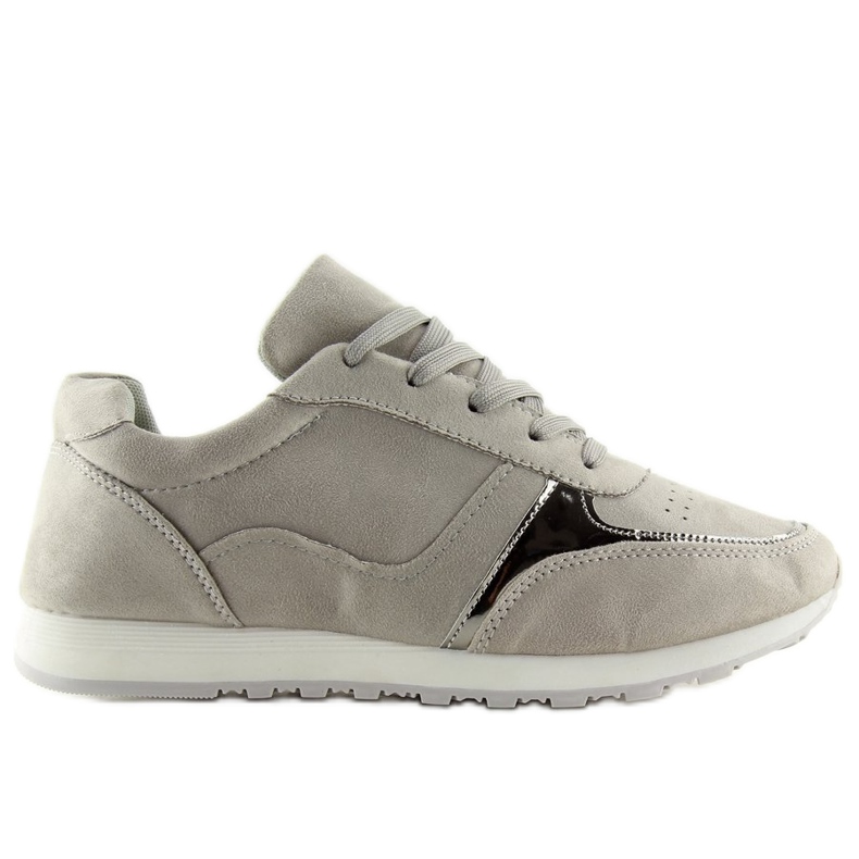 Chaussures de sport grises LR88082 Gris