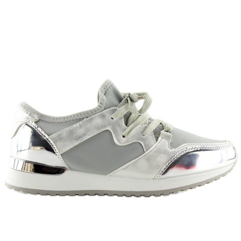 Chaussures de sport argentées 6241 Argent gris