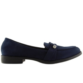 Mocassins femme bleu marine 3117 Bleu Mocassins femme bleu marine 3117 Bleu