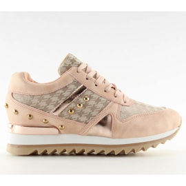 Chaussures de sport pour femme rose G-119 Champagne II-GAT