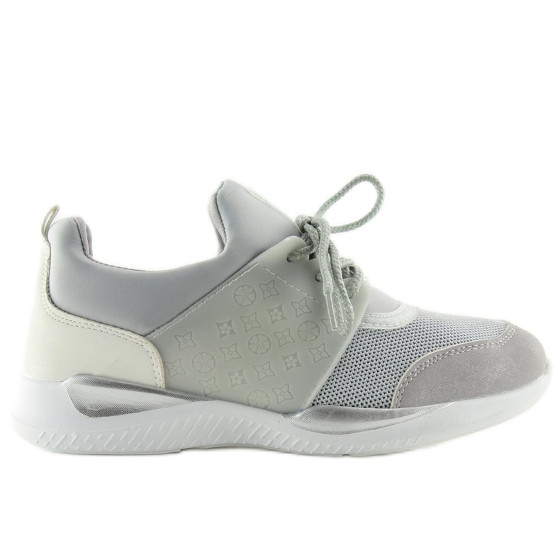 Chaussures de sport gris ultra clair BY-069 Gris