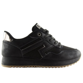 Noir KB-091 Chaussures de sport noires