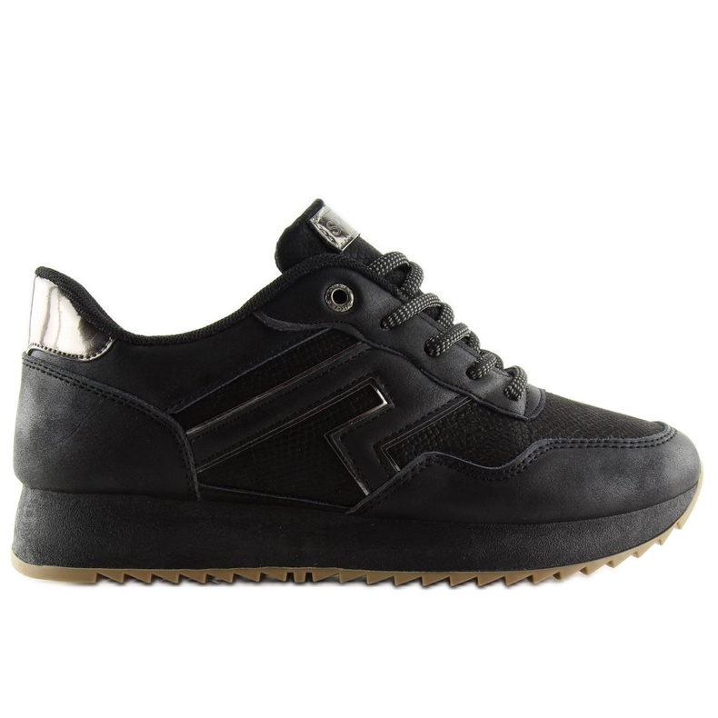 Noir KB-091 Chaussures de sport noires le noir Noir KB-091 Chaussures de sport noires le noir