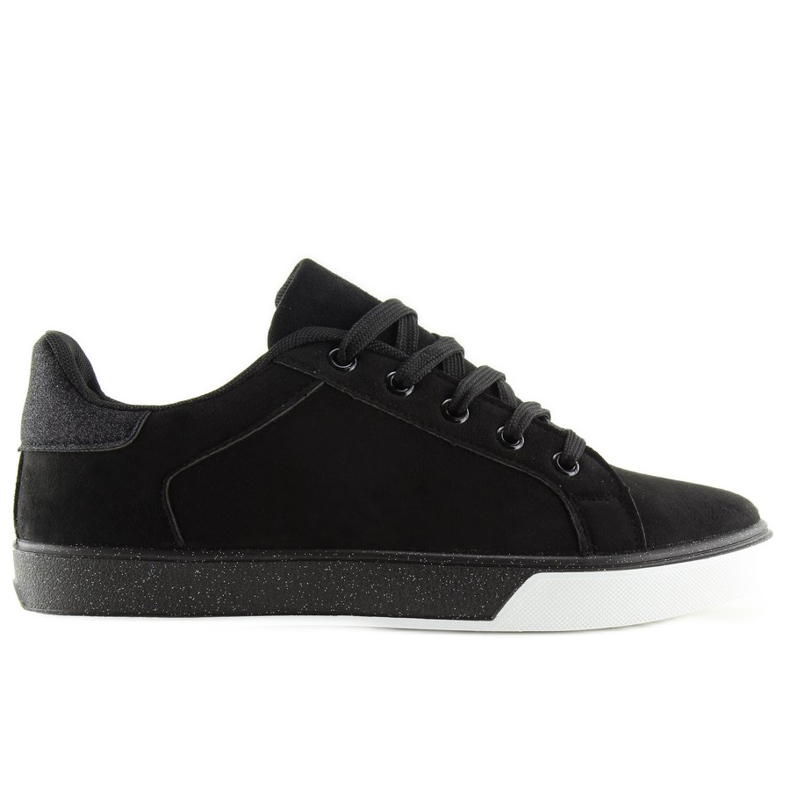 Baskets femme noires K-307 Noir le noir