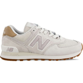 New Balance Wl574lcc Light Cliff Gris Avec Cachemire Clair brun multicolore