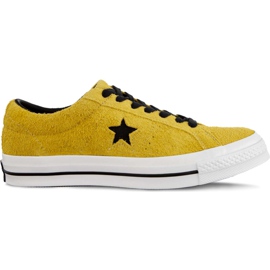 Converse One Star Dark Star C163245 Gras Citron Noir Blanc jaune