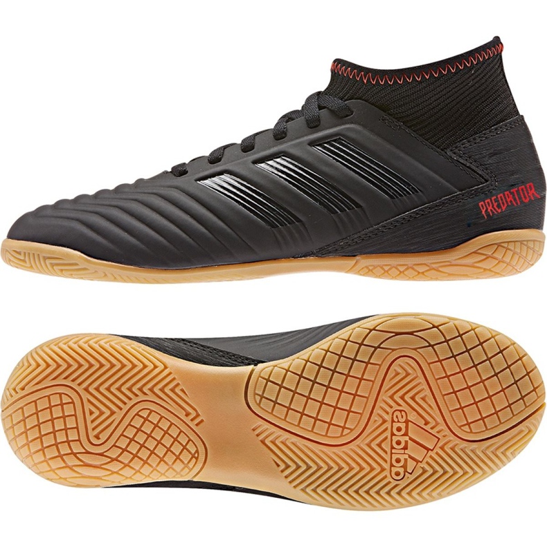 Chaussures indoor adidas Predator 19.3 In Jr D98015 multicolore le noir