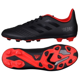 Chaussures de foot Adidas Predator 19.4 FxG Jr G26980 noir noir