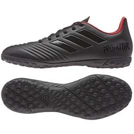 Chaussures de foot Adidas Predator 19.4 Tf M D97972 noir noir