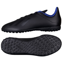 Chaussures de foot Adidas X 18.4 Tf Jr G26983 le noir le noir