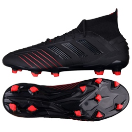 Chaussures de foot Adidas Predator 19.1 Fg M BC0551 noir noir