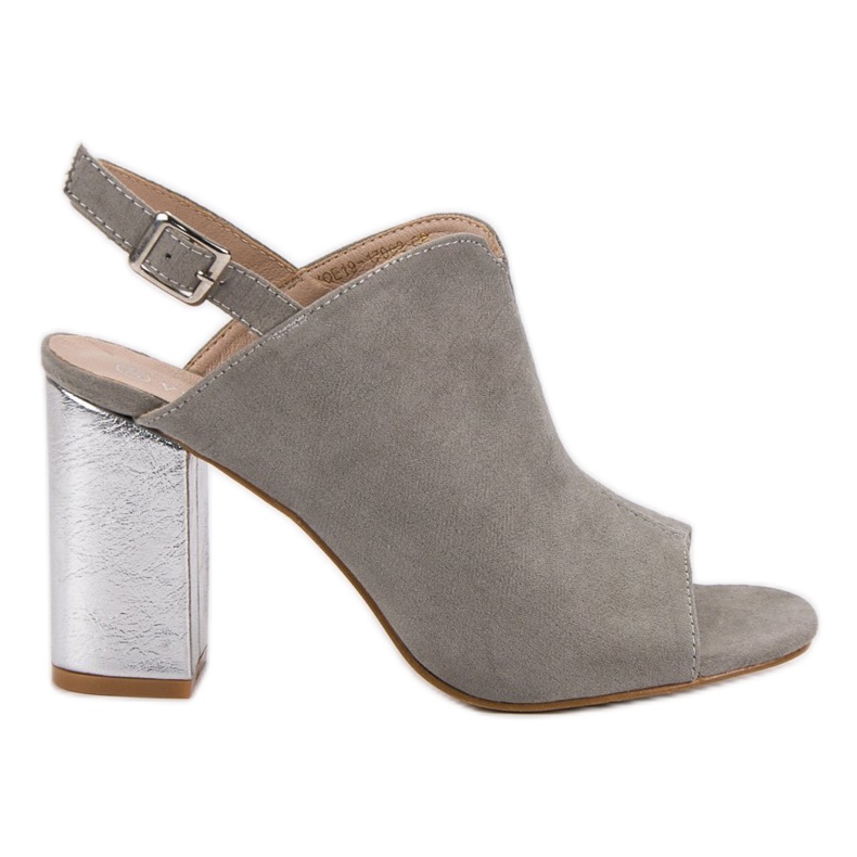Sandales construites sur un bar VINCEZA gris