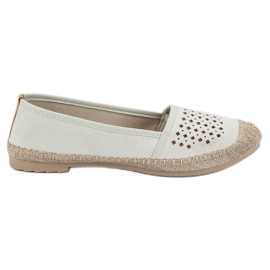 Mckeylor Espadrilles ajourées blanc multicolore
