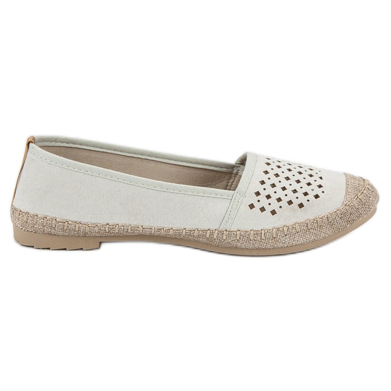 Mckeylor Espadrilles ajourées blanche multicolore